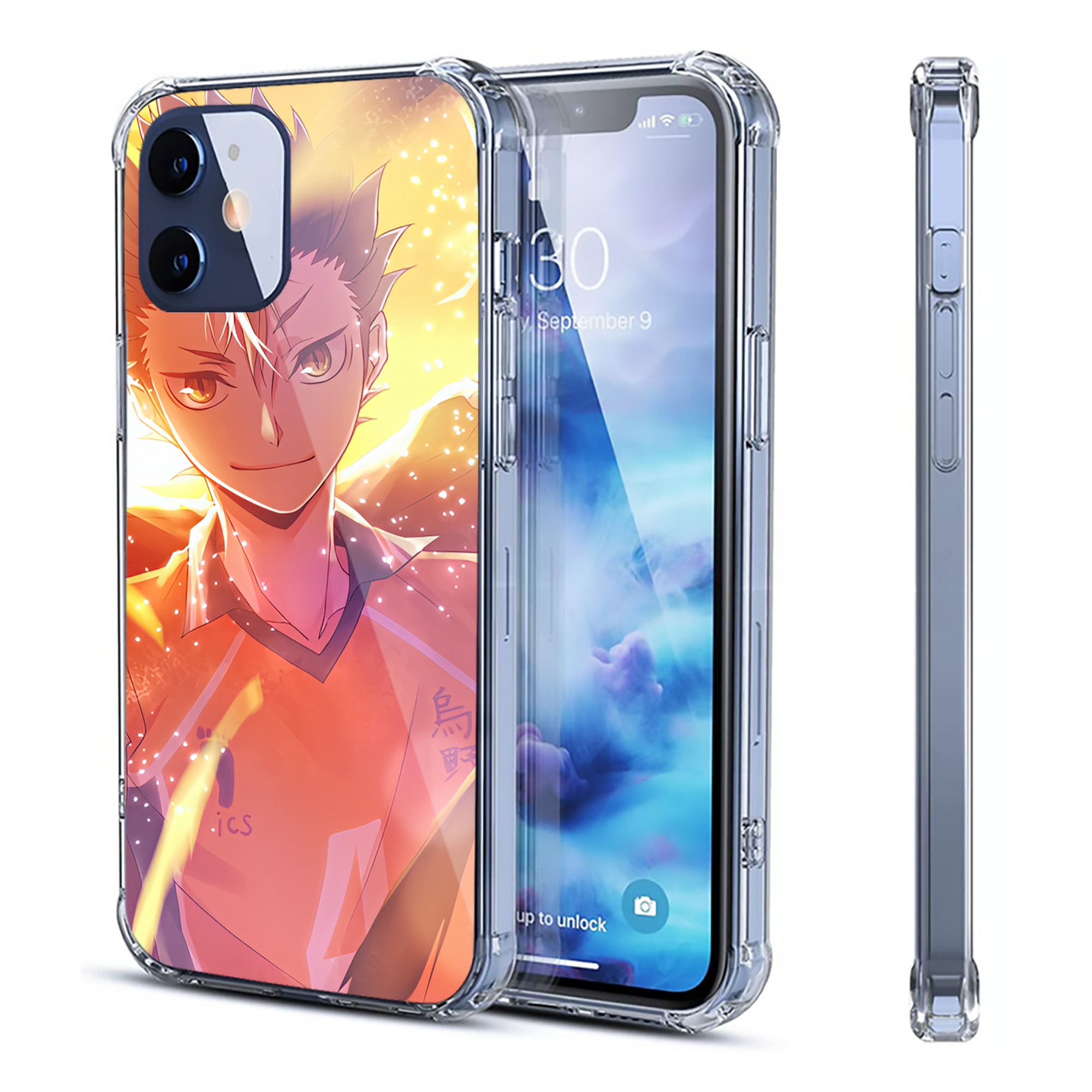 （画像用） ハイキュー!! Haikyu!! 【iPhone 12シリーズ対応】透明スマホケース（クリアソフトケース）